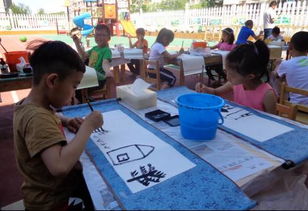 藝術月里傳承與綻放 東勝區鐵西實幼蒙氏園扎染與水墨畫藝術體驗記